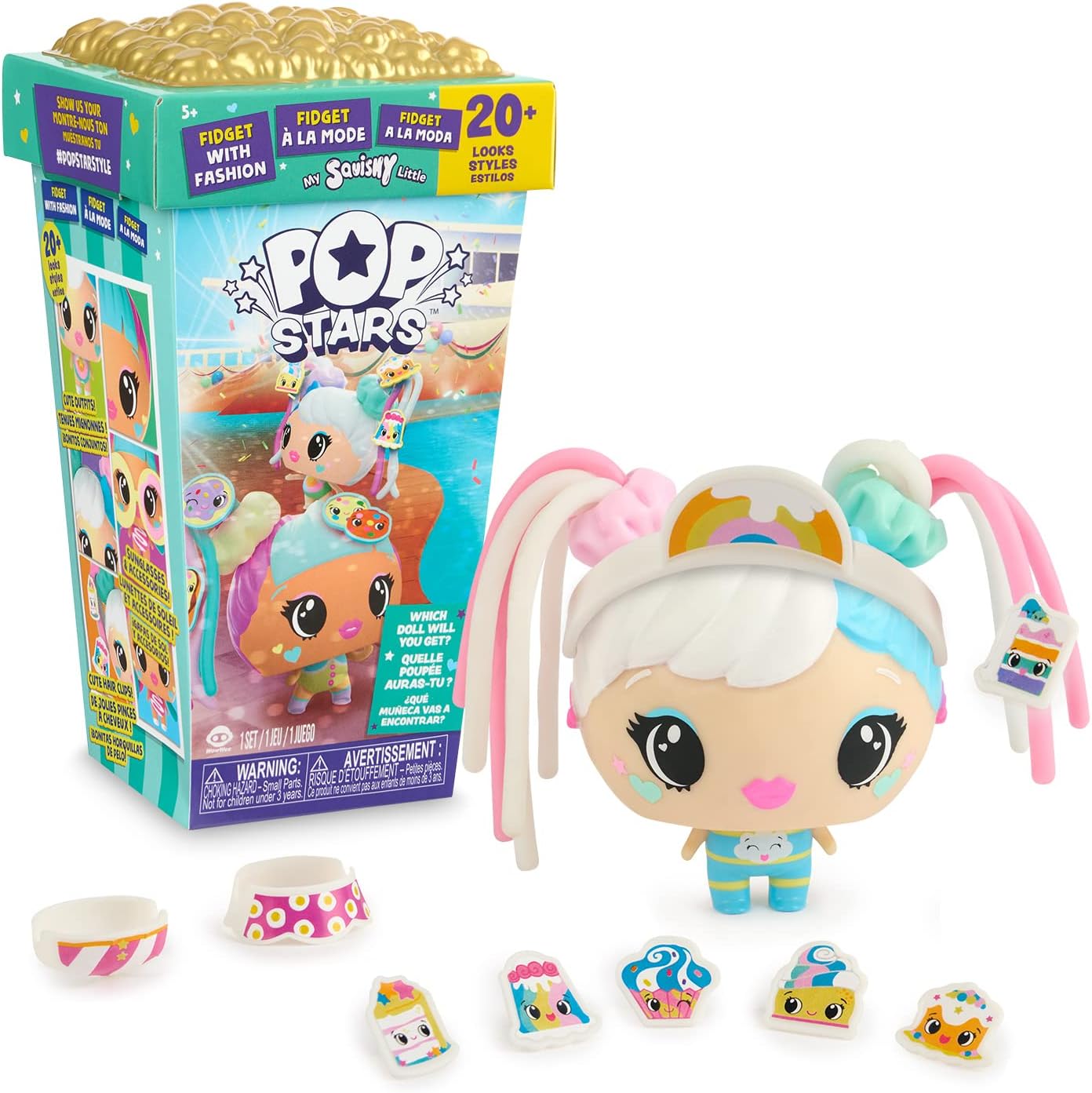 Đồ chơi Pop it búp bê My Squishy Little Pop Stars by WowWee