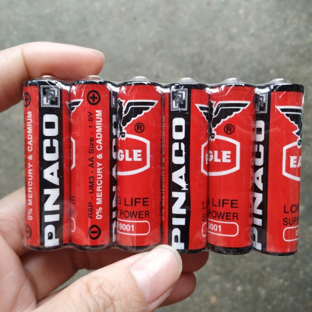 Pin tiểu, pin AA, Pin con ó AA Pinaco ( hộp 24 viên )