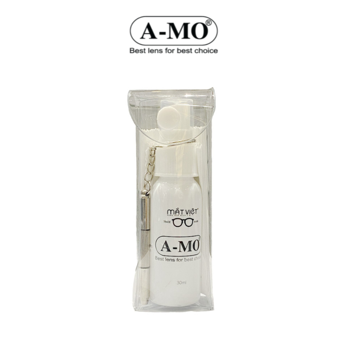 Nước rửa mắt kính chuyên dụng A-MO phù hợp cho mọi loại kính làm sạch và bảo vệ kính mắt