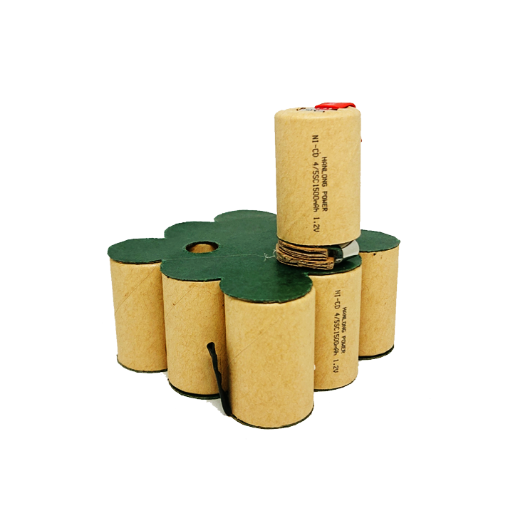 Gói cell pin mới Ni-Cd 12v 1500mAh - National
