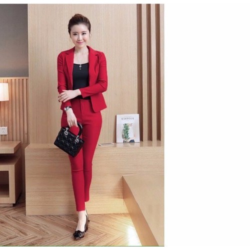 Set bộ áo Vest quần dài kèm áo thun