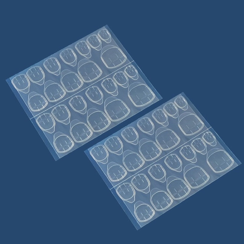 Miếng dán móng tay silicon tạm thời tấm 12, 24 miếng nhỏ cebinails