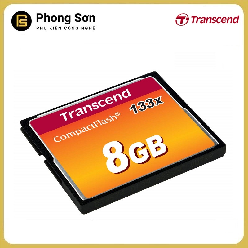 Thẻ nhớ Transcend CF 8GB (133x Speed) Hàng nhập khẩu