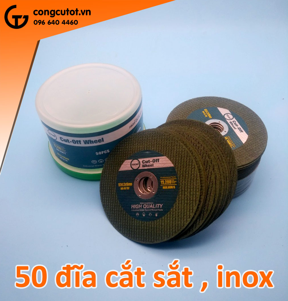Đá cắt sắt TOCDO hộp 50 viên