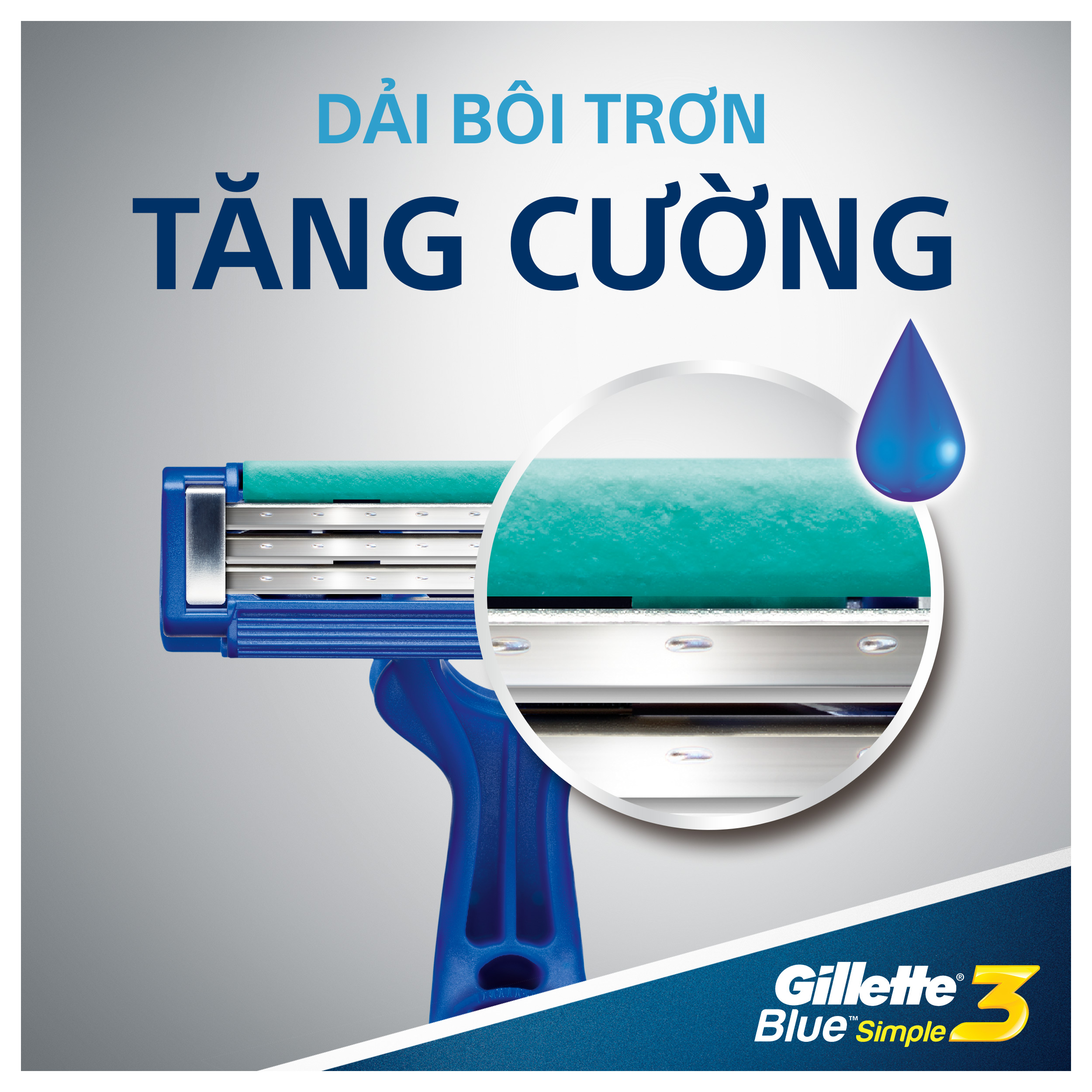 Dao Cạo Râu GILLETTE Blue 3 Comfort (4 Cây)