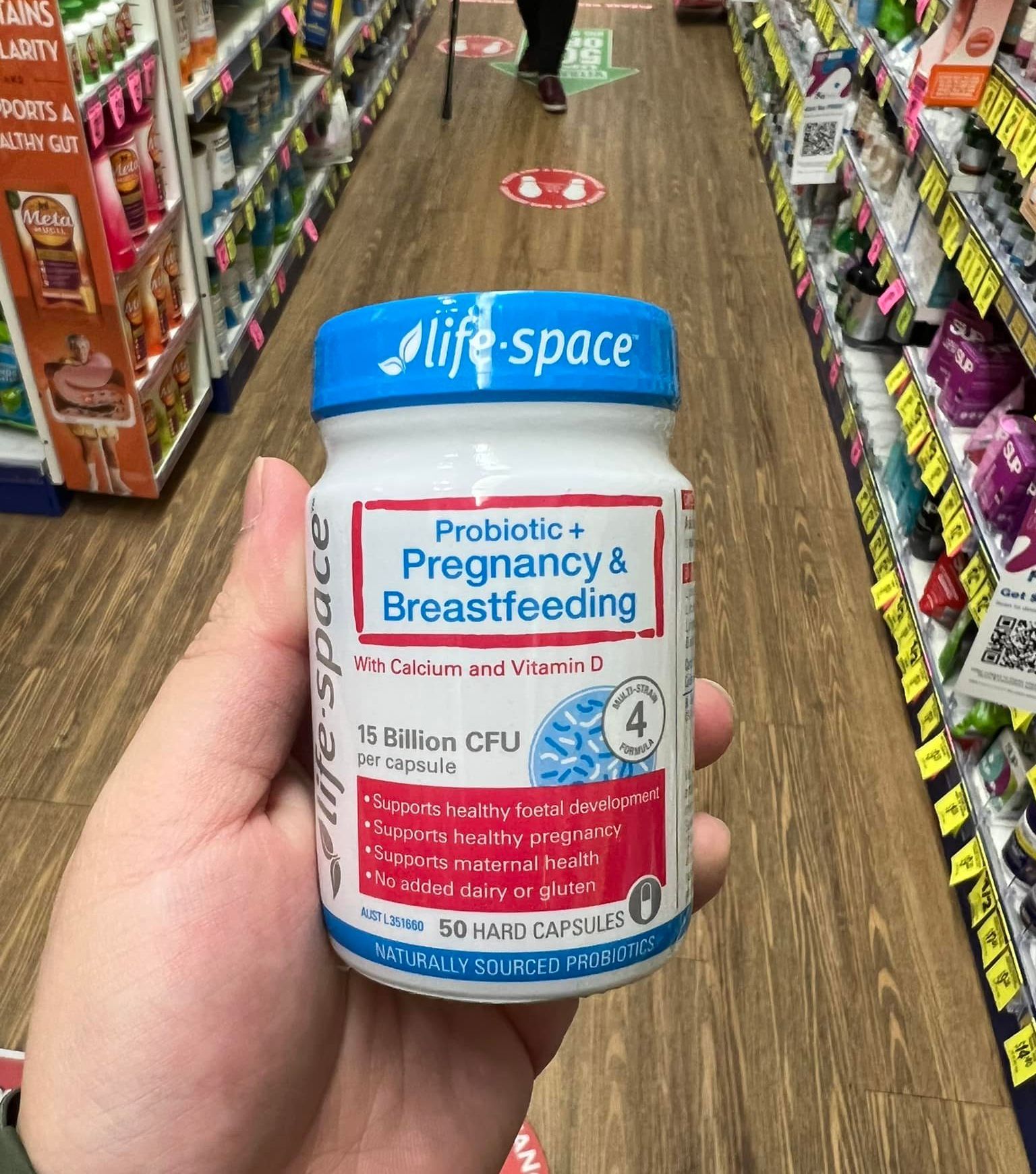 Men vi sinh bà bầu Life Space Probiotic for pregnancy 50 viên
