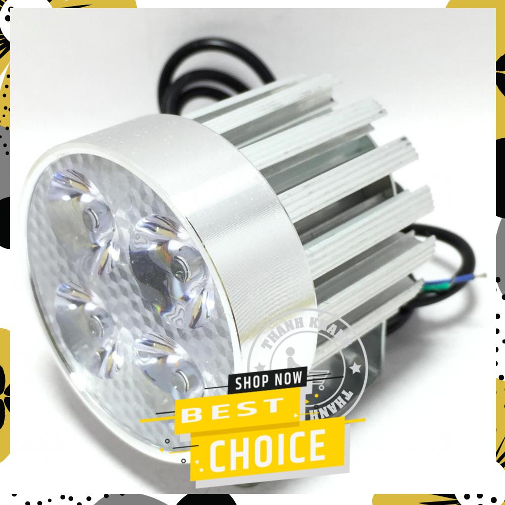 đèn Fa led trợ sáng L4 platinum cao cấp 2 chức năng pha cos gắn xe máy