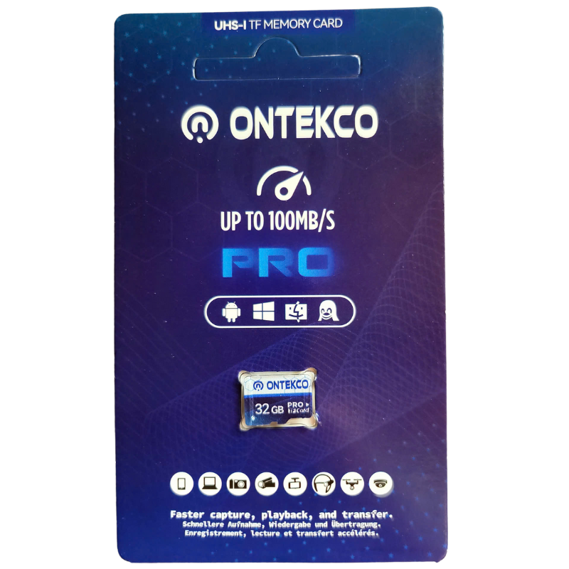 Thẻ nhớ micro SD ONTEKCO 32G pro chuyên dùng camera hành trình, camera ip, điện thoại , máy tính bảng