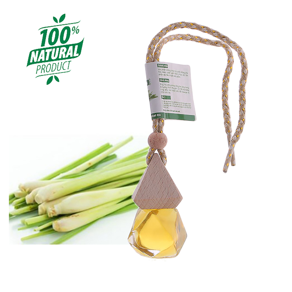 Tinh dầu sả chanh treo xe hơi, tủ áo (10ml)
