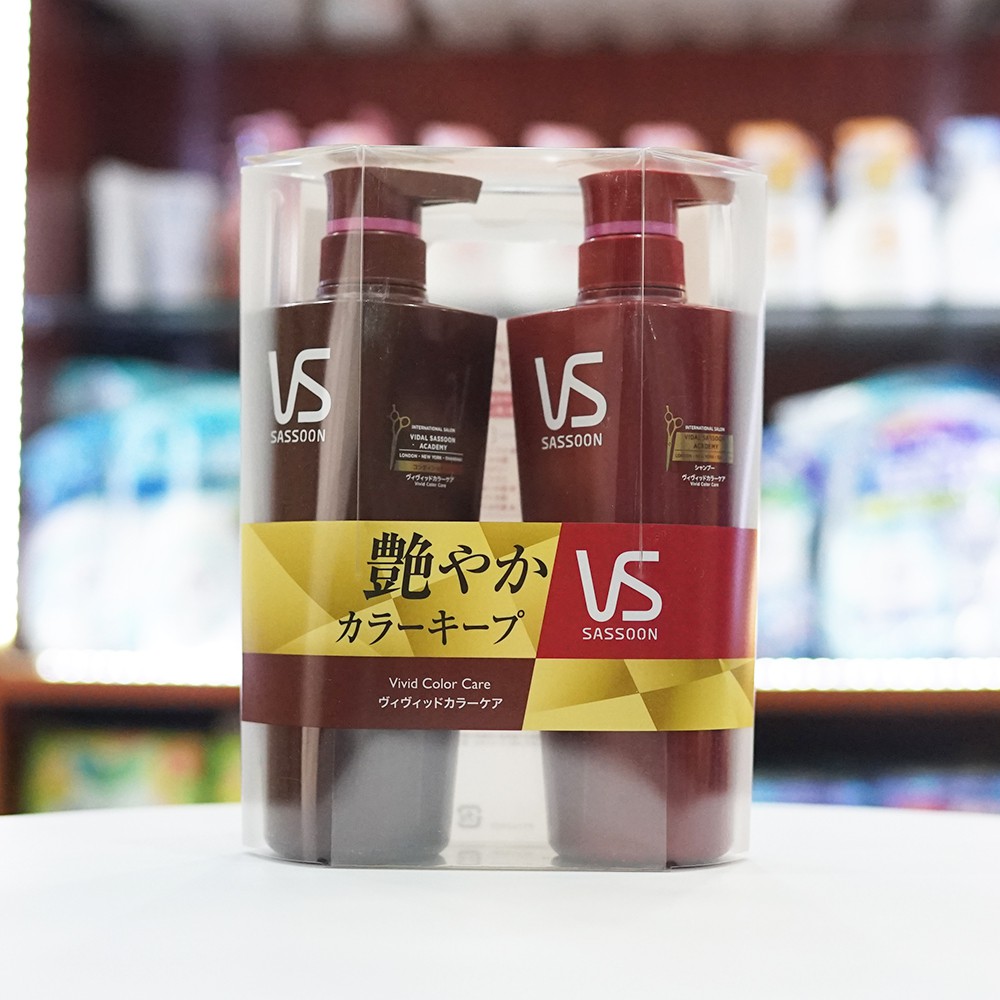 Cặp dầu gội,xả VS Vidal sassoon - Nhật Bản 500ml