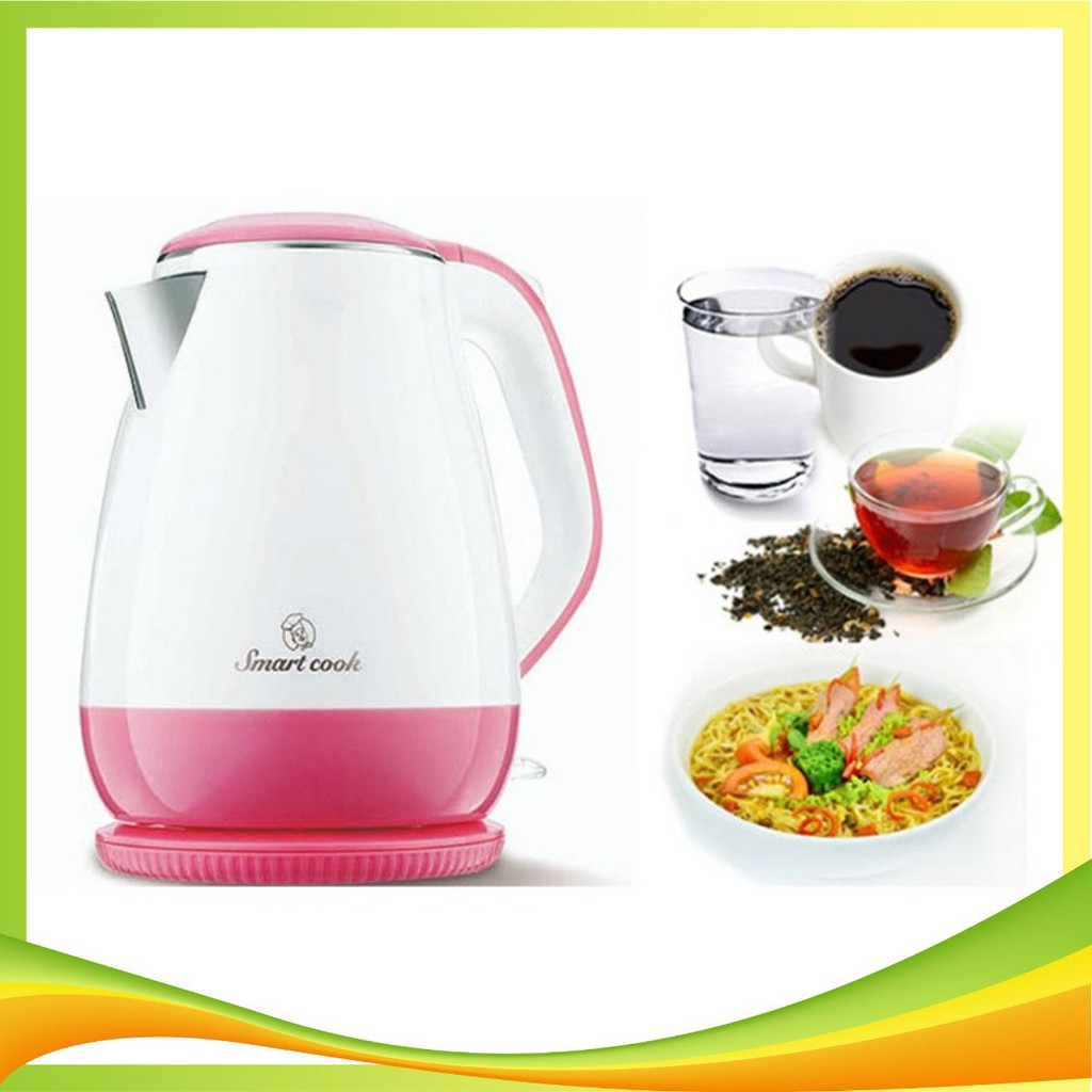 Ấm đun nước siêu tốc Smartcook 1.5L KES-3862 (Giá áp dụng giao tại HN, HCM& các tỉnh liên hệ shop)