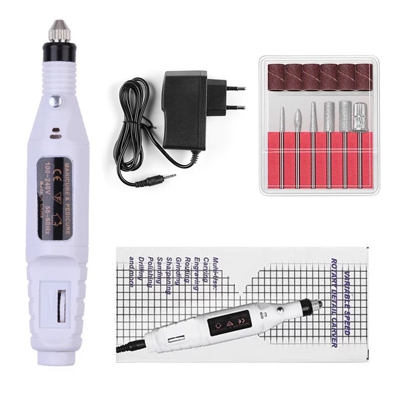 Máy mài móng tay làm nail phá bột, mài mịn