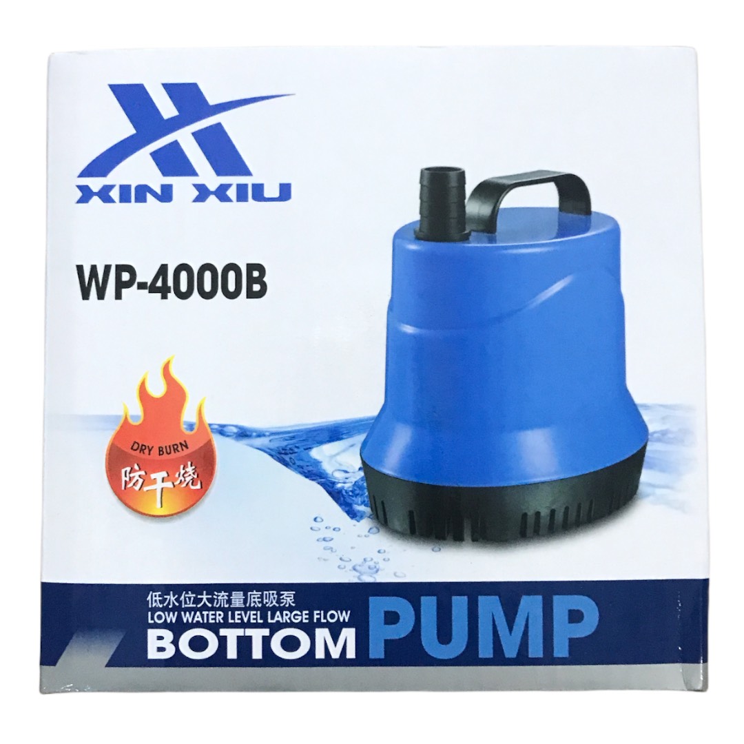 Máy Bơm Hút Đáy Hồ Cá 360 độ WP-3000B-4000B-5000B-6000B