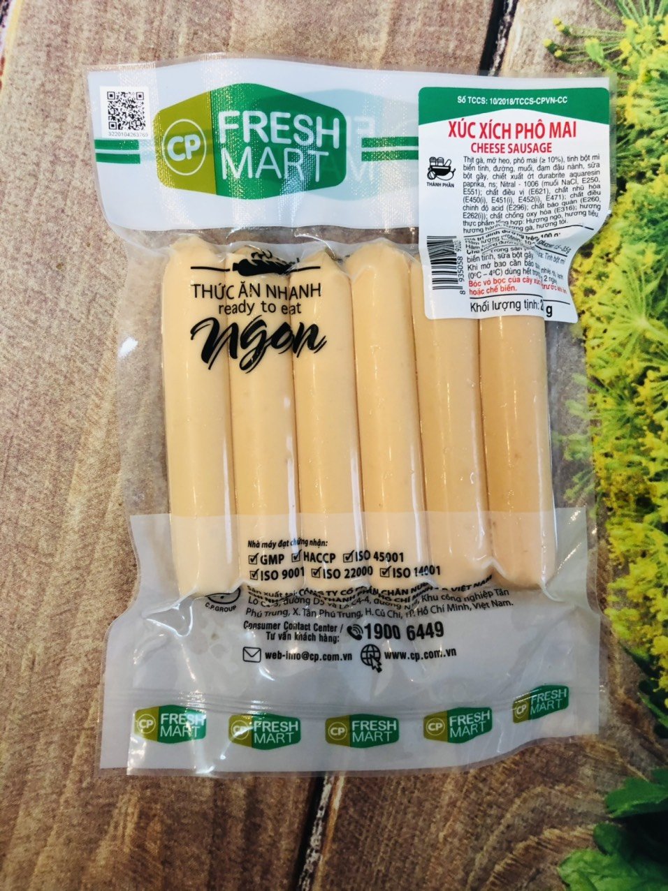 gói 200g xúc xích phô mai