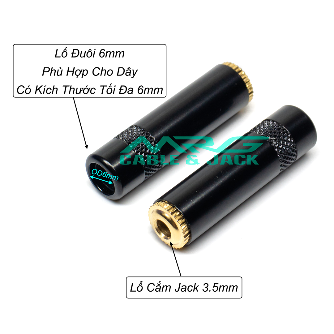Jack 3.5mm Cái Dùng Hàn Dây (TRS 3.5mm Female), giá 1 chiếc. J-3