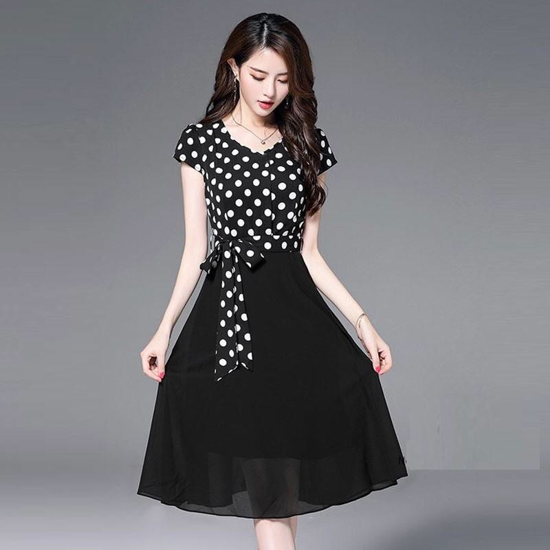 Đầm chấm bi cao cấp -  TP