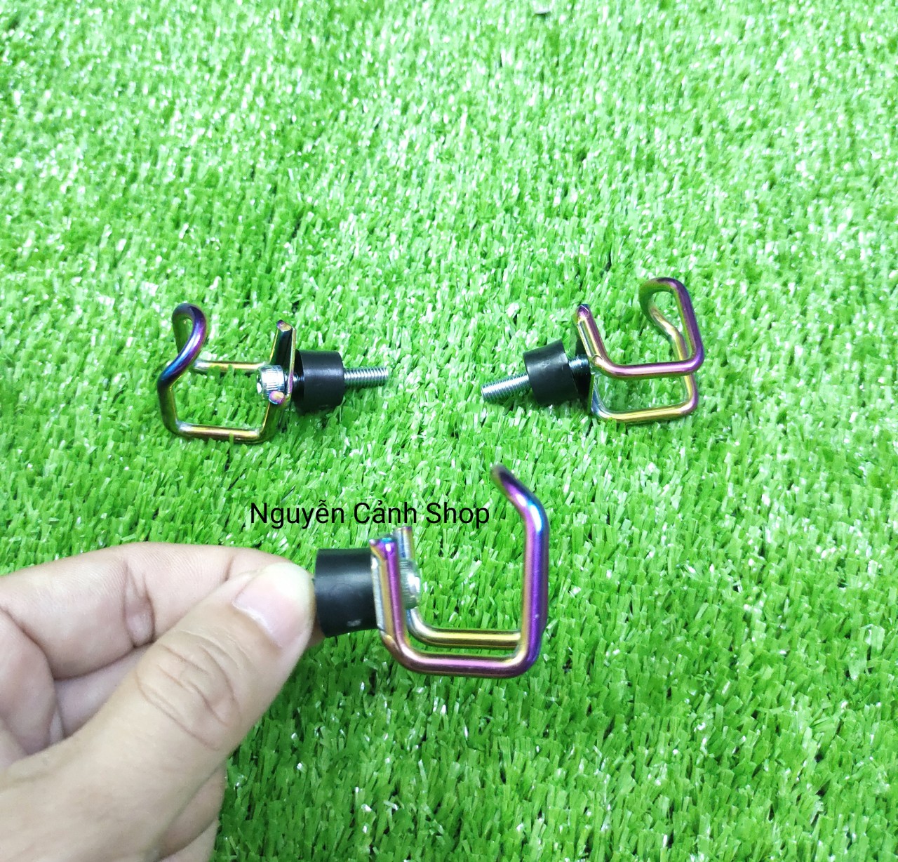 3 cái móc U treo đồ xe máy
