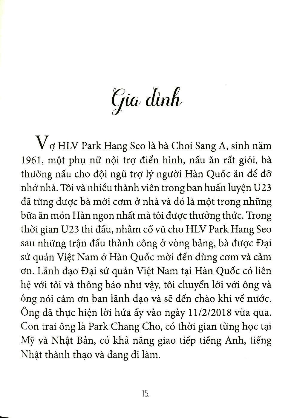 Sách - Phong Cách Quản Trị Park Hang Seo