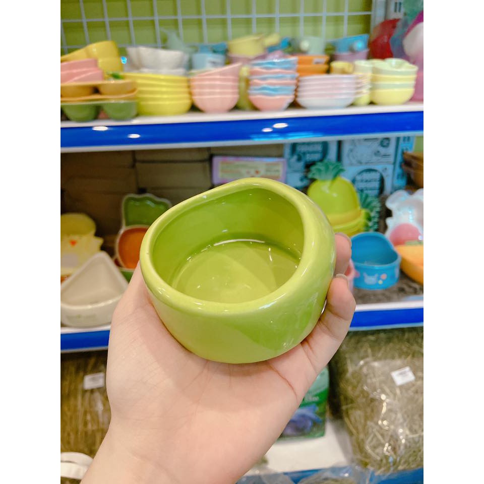 chén vòm trơn size lớn cho hamster /sóc /nhím /fat tail /dumbo / rat -T3 PETS SHOP