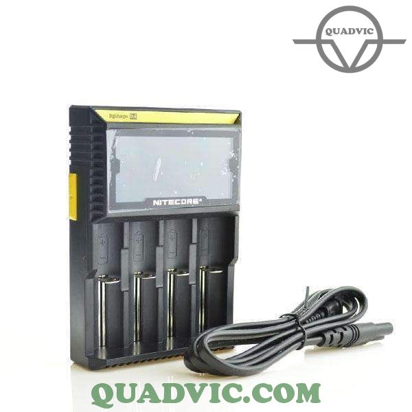 [HCM]Sạc pin đa năng cao cấp Nitecore D4 Digicharger N00343 Quadvic.com