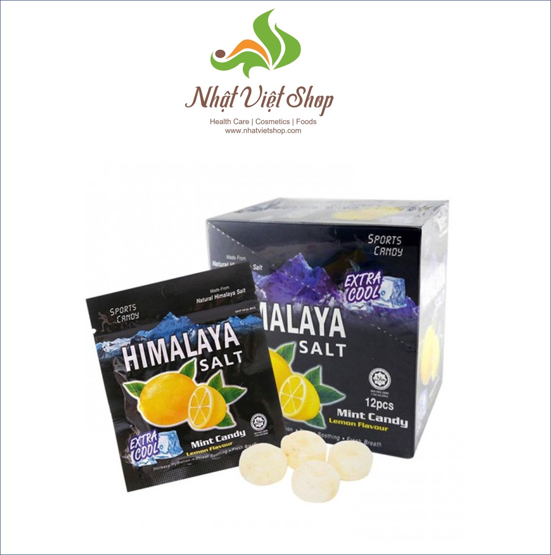 Combo 2 Hộp Kẹo Chanh Muối Himalaya Salt Lemon Flavour