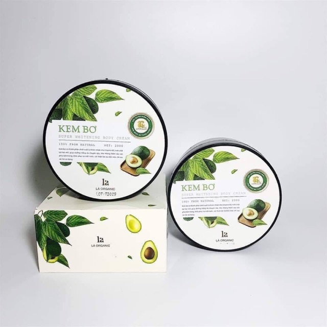 Kem body bơ dưỡng trắng da cao cấp 200g