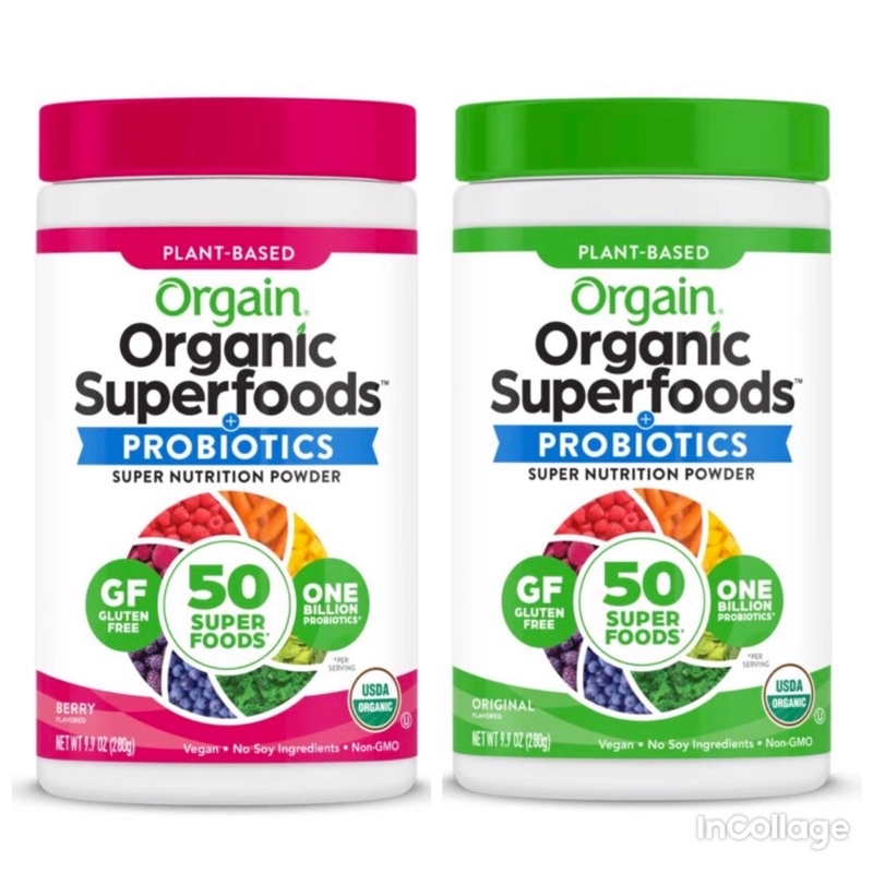 Orgain Organic Green Superfoods Powder, Original - Antioxidants