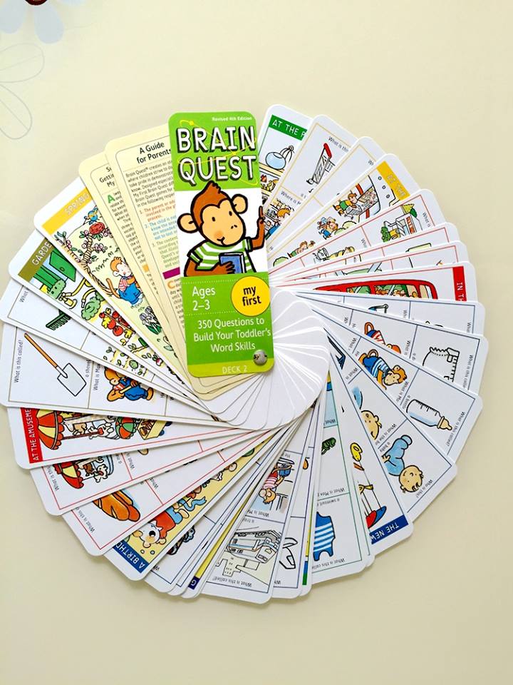 Thẻ Brain quest 2-3 tuổi (Gồm có 2 deck)