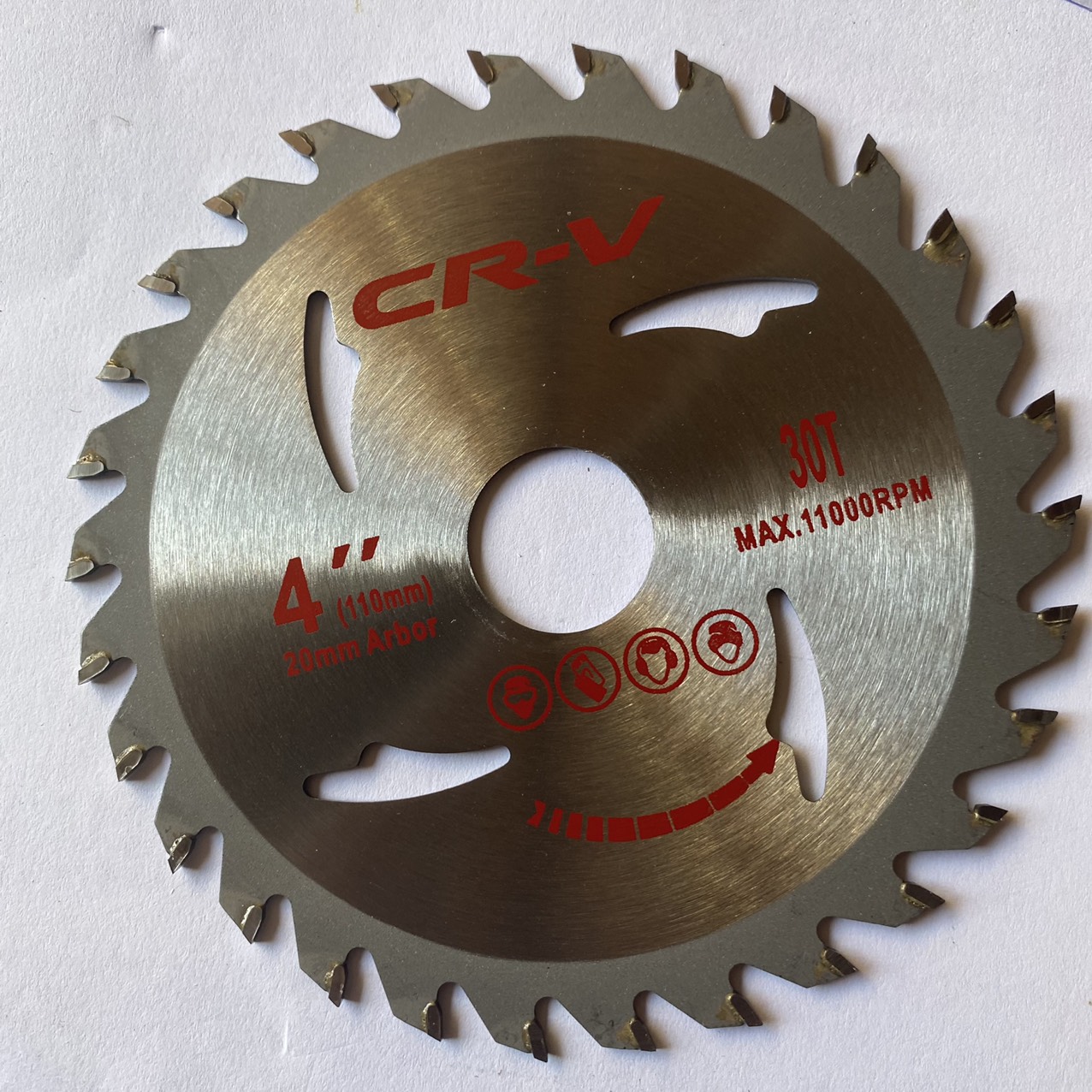 [ Hộp 10 lưỡi ] Lưỡi cắt gỗ 1 chiều Crv 110mm