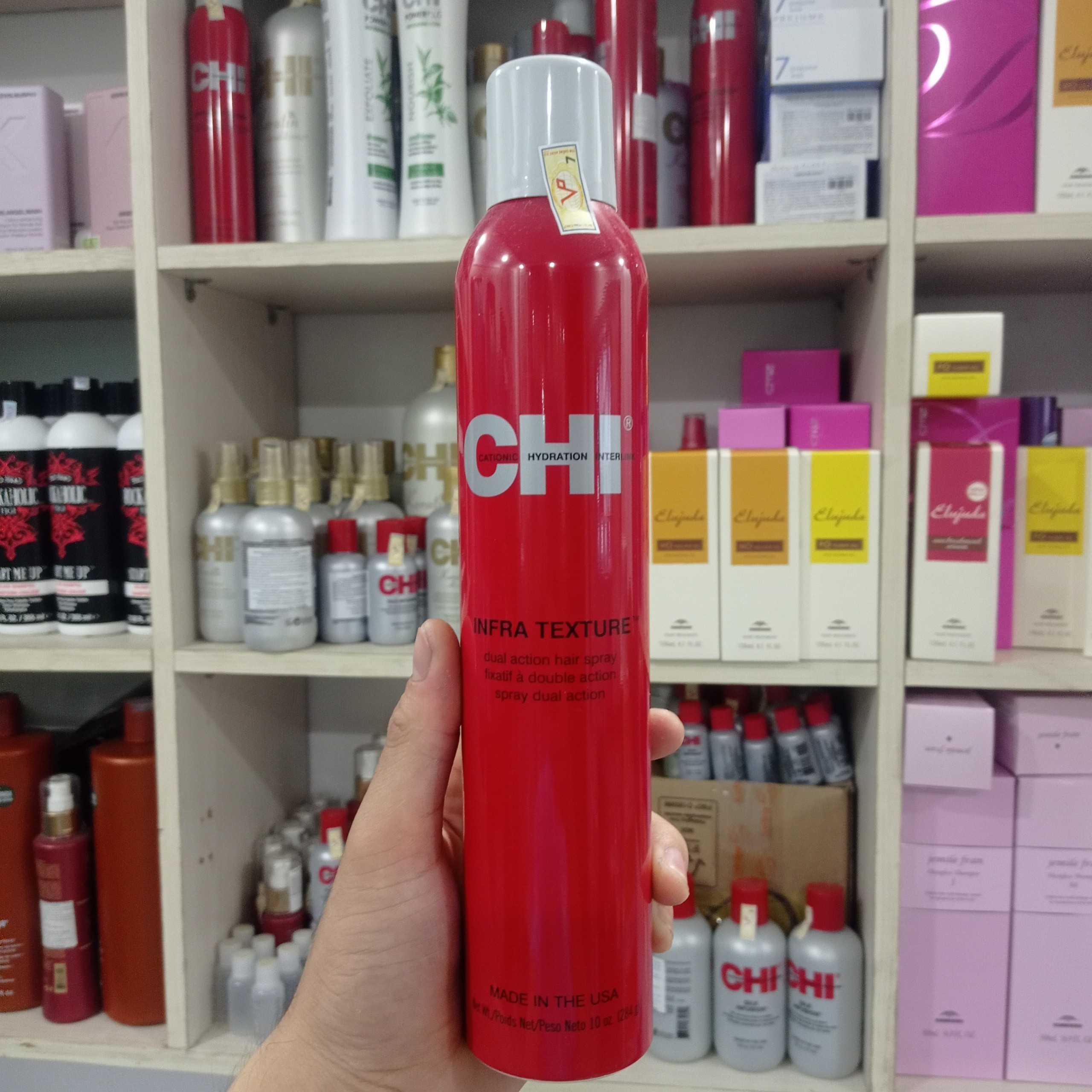 Keo xịt tạo kiểu CHI Infra Texture Dual Action Hair Spray 284g