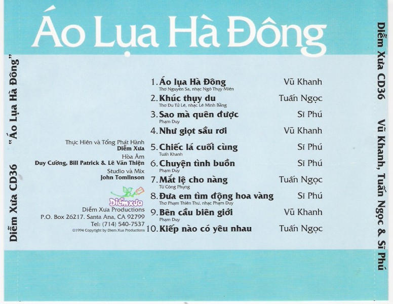 Bộ 6 đĩa CD nhạc Tuấn ngọc 5
