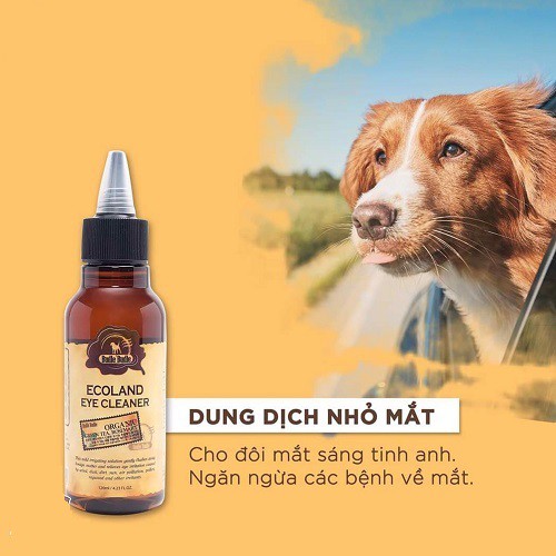 [CHÍNH HÃNG] DUNG DỊCH NHỎ MẮT BUDLE BUDLE CHO CHÓ MÈO 120ML