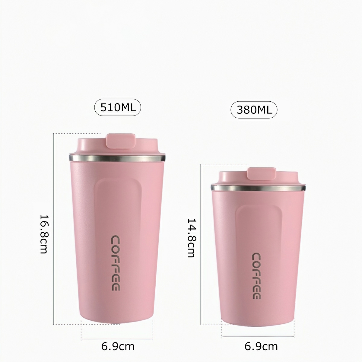 380ml / 510ml coffee thermos cup 304