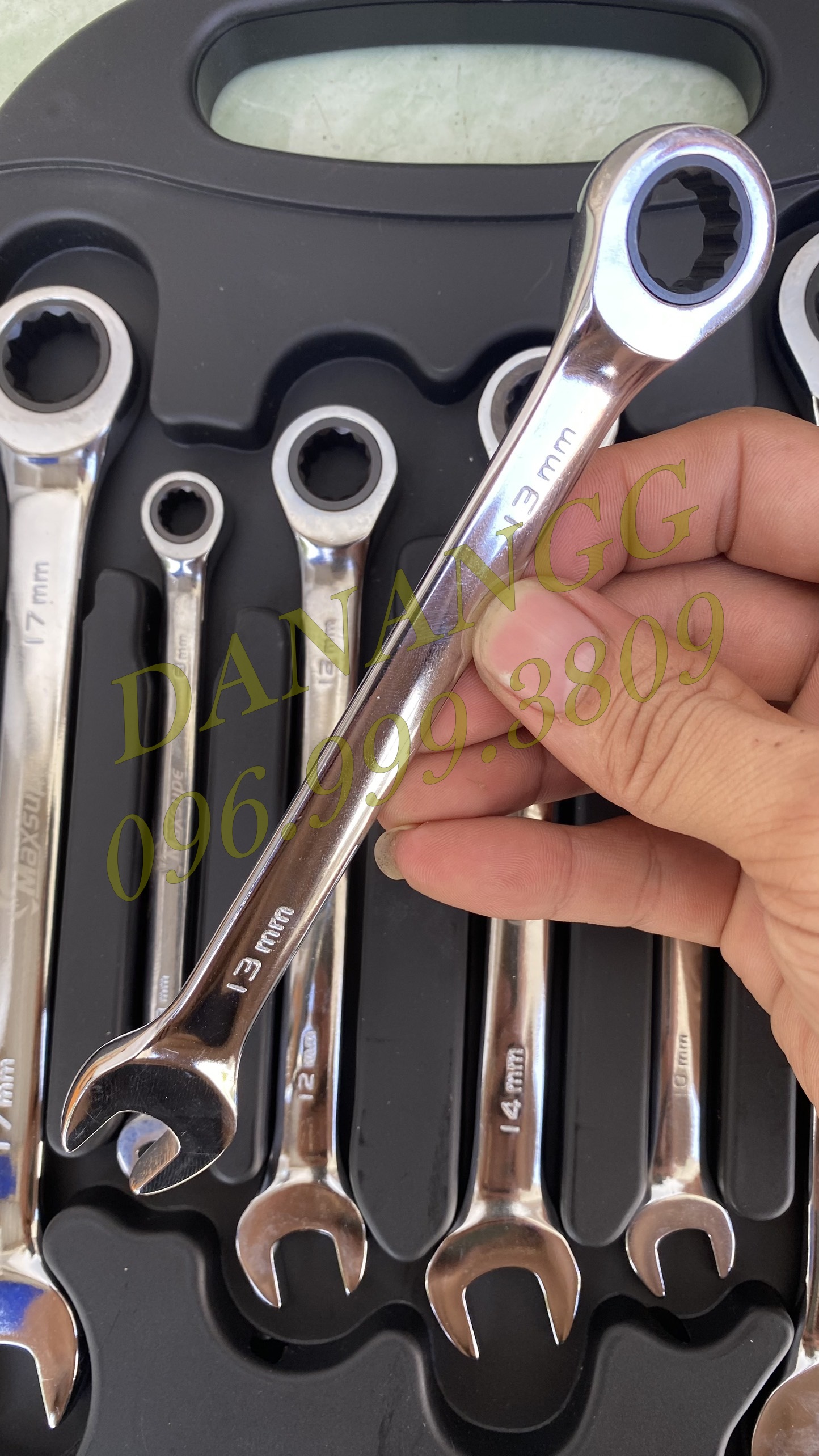 Bộ cờ lê tự động 7 pc 8 - 19 Maxsupe