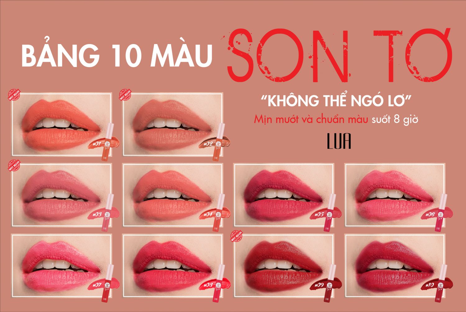 [HCM]son lua 05 hồng tự nhiên