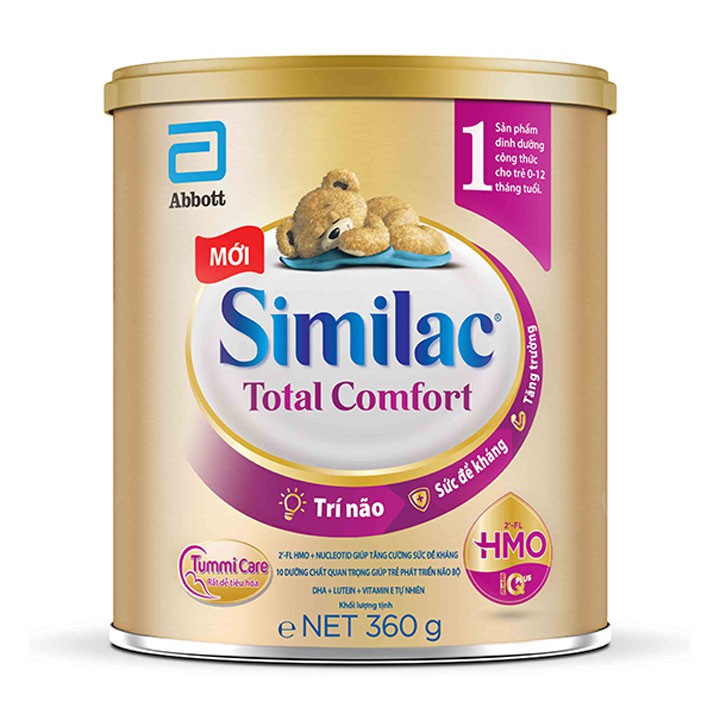 Sữa bột Similac Total Comfort 1 (HMO) 360g bé 0 - 12 tháng