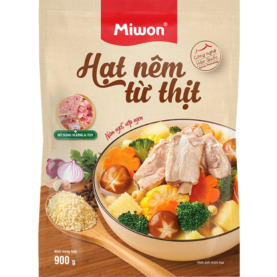 GIA VỊ HẠT NÊM MIWON HEO GÓI 400GR/ 900GR -80206