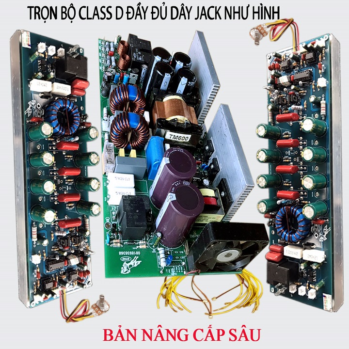 BO CÔNG SUẤT CLASS D 8 MOSFET - PA - 6000
