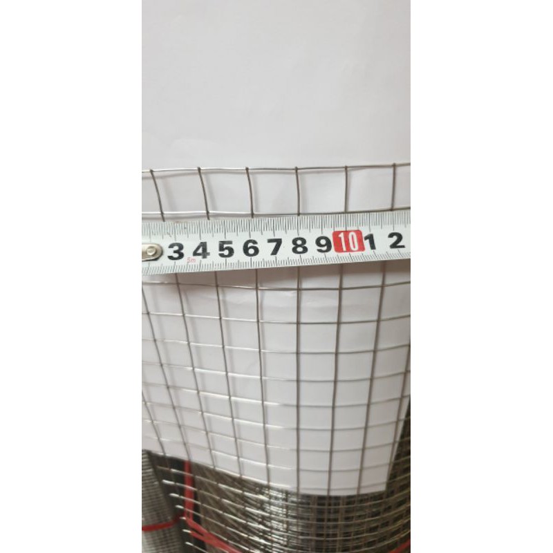 Lưới hàn inox 304 : ô 12mm - sợi 1mm (khổ 1m hoặc1,2m )