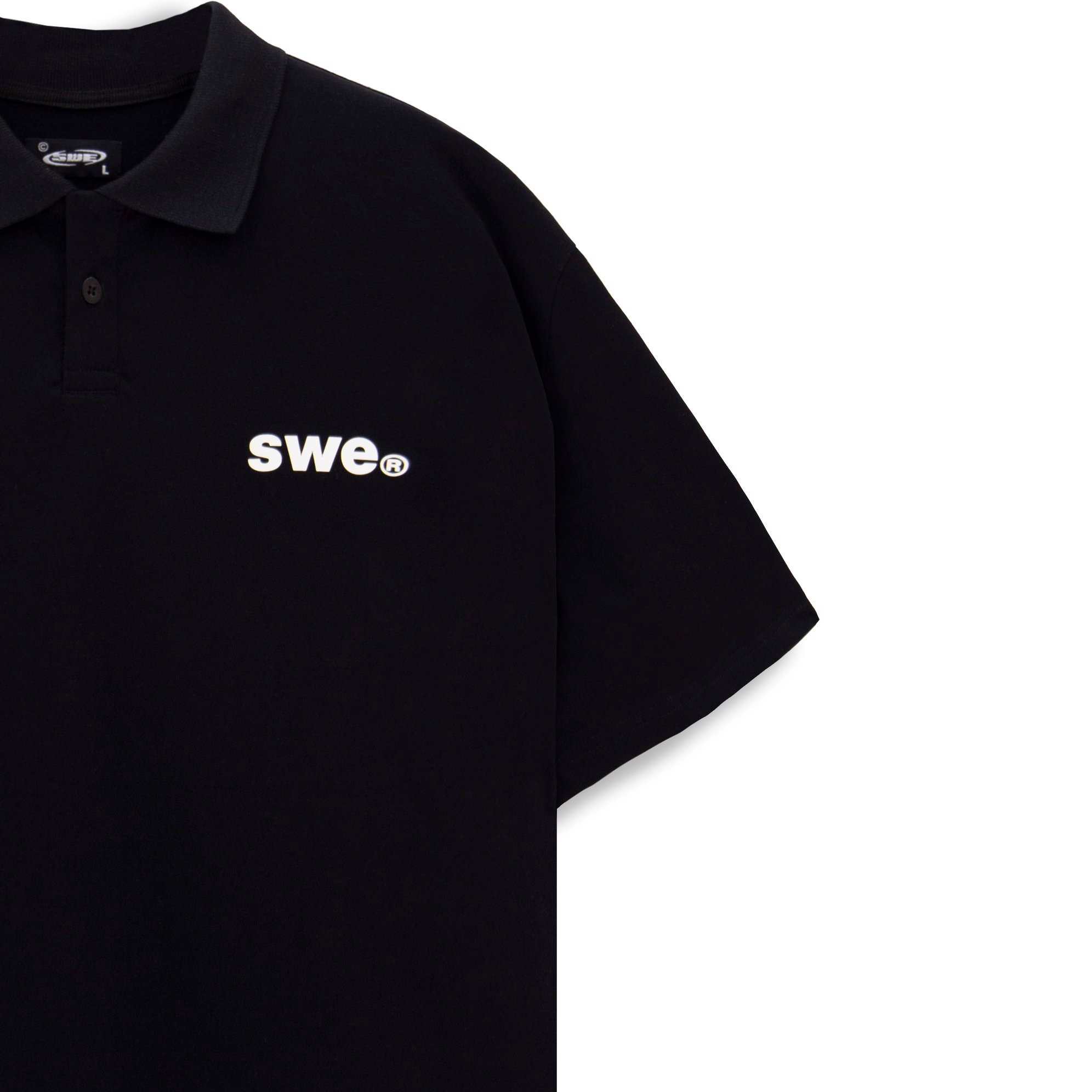 Áo polo Nam SWE POLO - BLACK basic, thời trang chính hãng