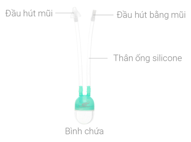 Dụng Cụ Hút Mũi Con Voi Trắng