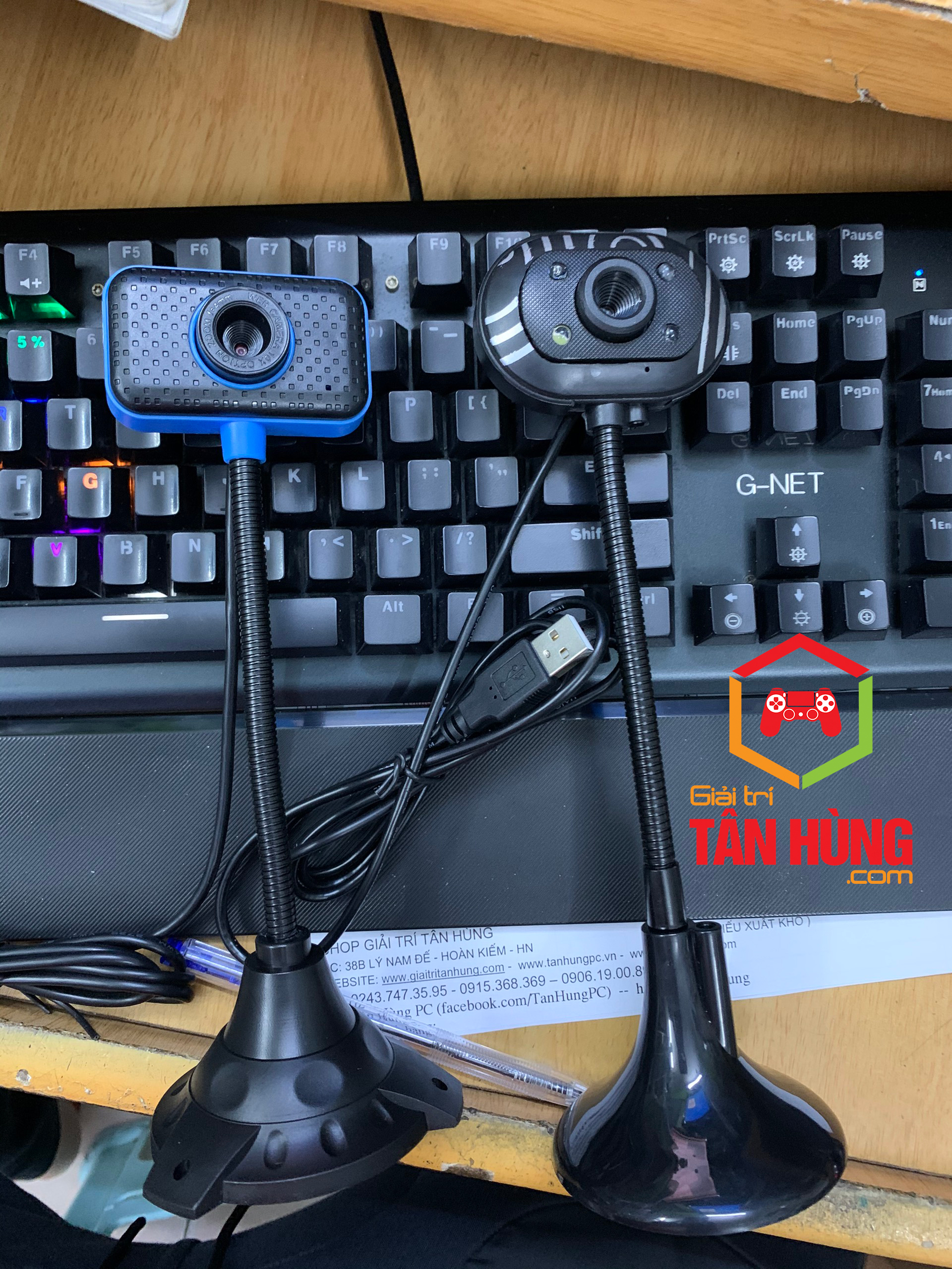Webcam USB 2.0 kèm Mic cho Pc , Laptop