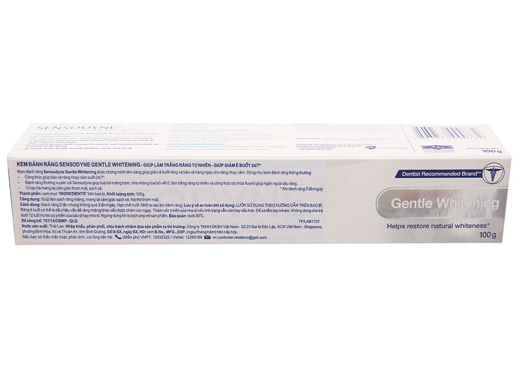 [Siêu thị WinMart] - Kem đánh răng Sensodyne thơm mát tuýt 100g