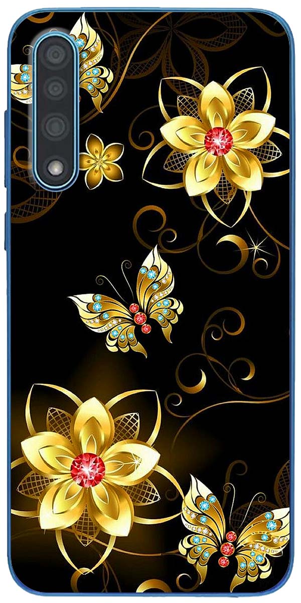 Ốp lưng dành cho Vsmart Active 1, Active 1+, Active 3, Live, Live 4 mẫu Hoa bướm vàng