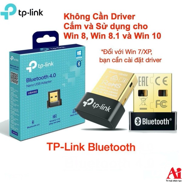Bảng giá USB Bluetooth 4.0 TP-Link UB400 dùng cho máy tính - Kết nối bluetooth từ máy tính qua loa - Chính Hãng bảo hành 2 năm Phong Vũ