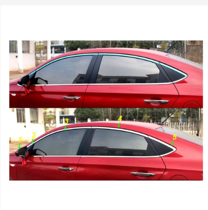 Nẹp viền cong, chân kính Hyundai Accent 2018-2022