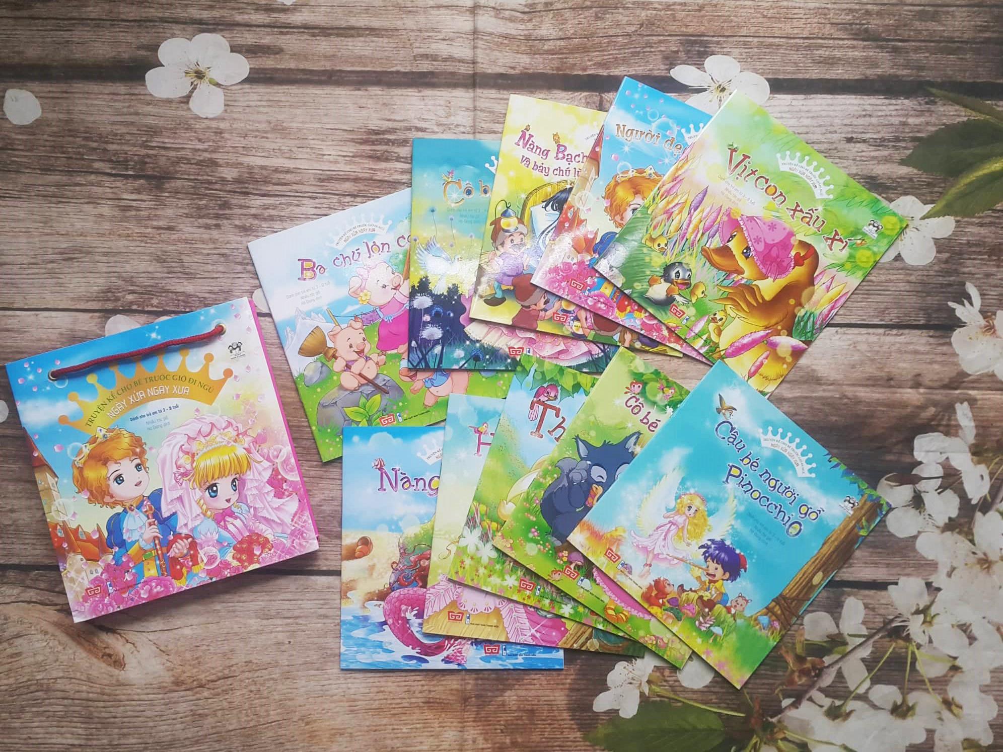 Sách - Combo Truyện Kể Cho Bé Trước Giờ Đi Ngủ - Ngày Xửa Ngày Xưa