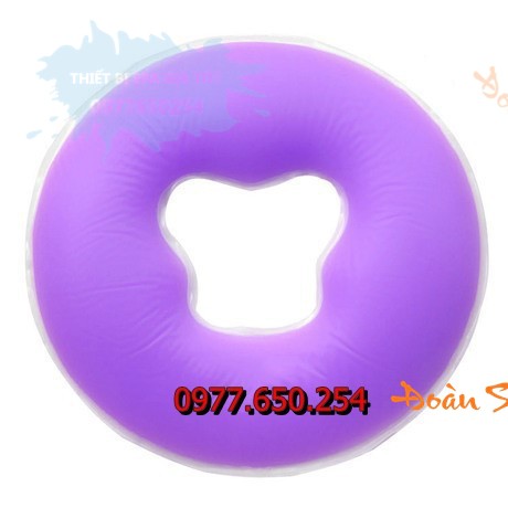 Gối silicon úp mặt làm body ở spa