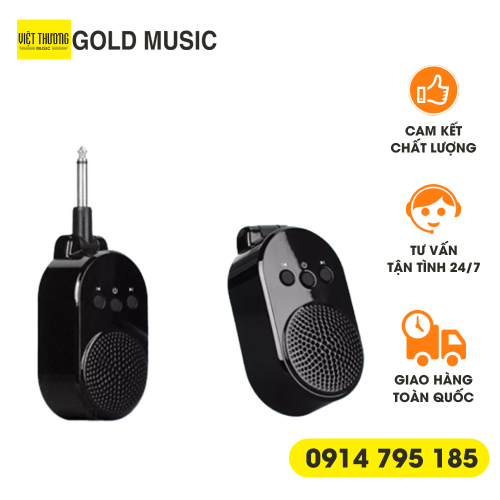 Loa guitar mini công suất 5w jack 6ly Gold GL05 cho nhạc cụ