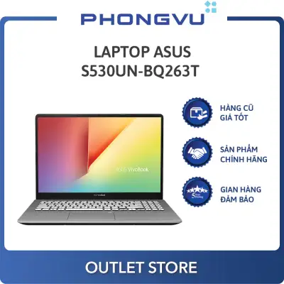 Laptop Asus S530UN-BQ263T (i5-8250U) (Đen viền Trắng) - Laptop cũ